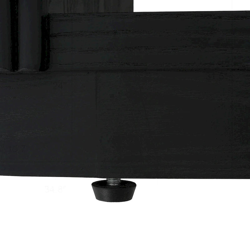 Versatile Slim Console Table with Open Shelf and Stylish Wood Grain for Living Room