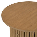 Tavolino da caffè in MDF da 30,5" con cassetto e base a doghe