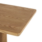 Wood Handmade Console Table with Pillar Legs - Brown - Roche River Decor
