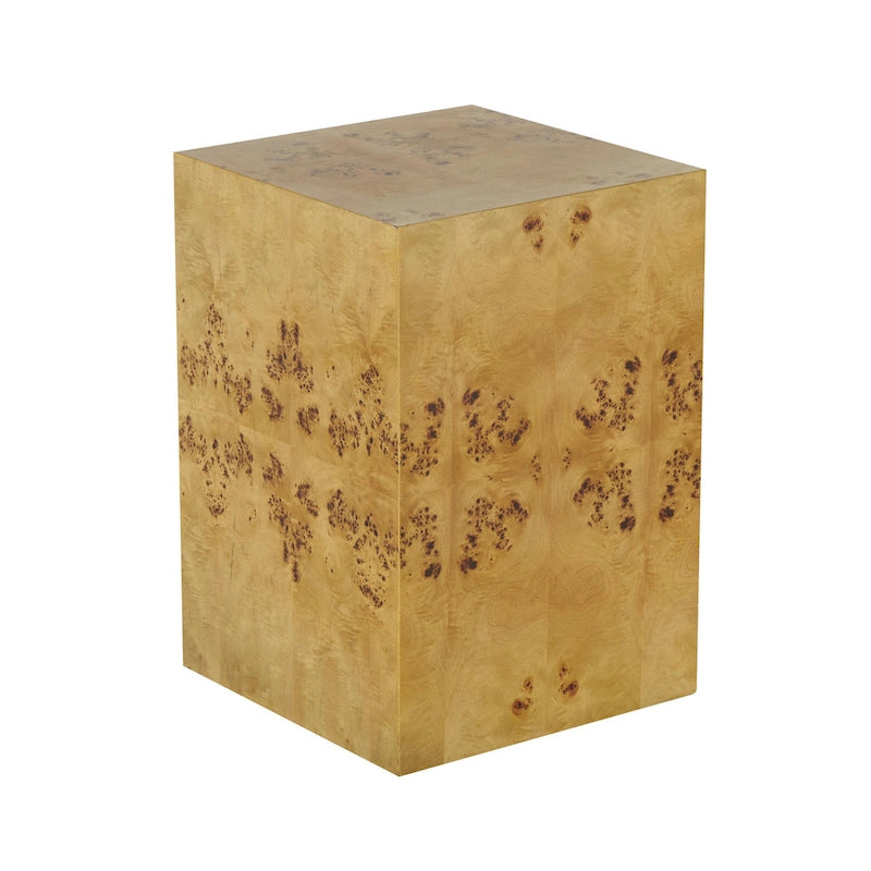 Tavolino quadrato con venature del legno - Marrone - Roche River Decor