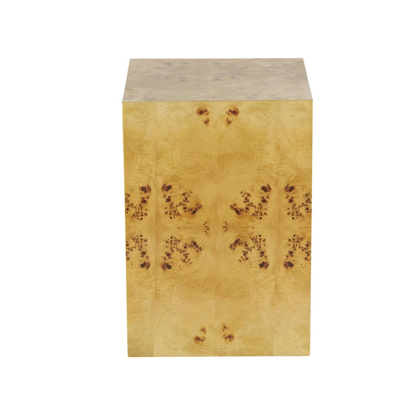 Tavolino quadrato con venature del legno - Marrone - Roche River Decor