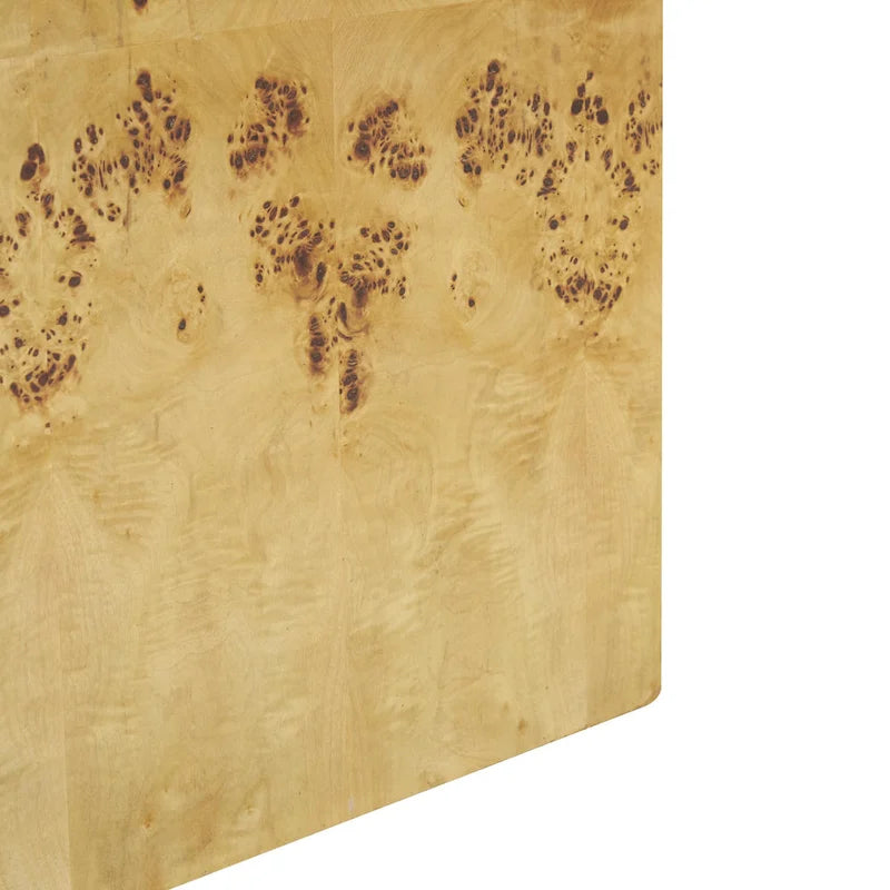 Tavolino quadrato con venature del legno - Marrone - Roche River Decor