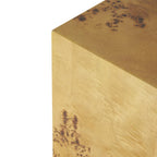 Tavolino quadrato con venature del legno - Marrone - Roche River Decor
