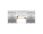 Seville Classics UltraHD 2-Piece Extra-Wide Storage Cabinet Set, 60 x 24