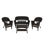 Wicker Patio 4-piece Conversation Set