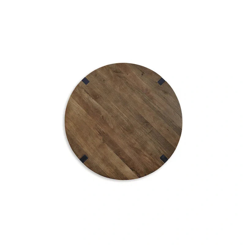Signature Design by Ashley Hanneforth Brown/Black Coffee Table - 44W x 44D x 19H