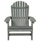Sedia Adirondack Pieghevole e Reclinabile King-Size HIGHWOOD
