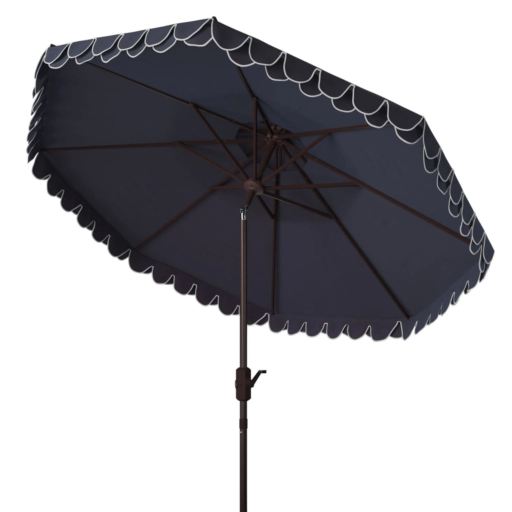 Outdoor Kjerstin Valance 9Ft Double Top Umbrella