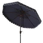 Outdoor Kjerstin Valance 9Ft Double Top Umbrella