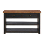 The Gray Barn Downington Table console de canapé à 2 tiroirs en bois massif