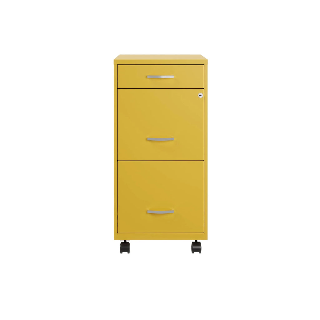 Space Solutions 18 Deep 3 Drawer Metal File Cabinet