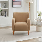 Modern Luxury Wingback Accent Arm Club Chair Single Sofa