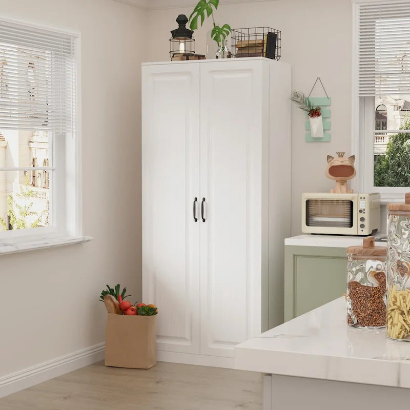 Versatile Kitchen Organizer: Compact 31.5  Cabinet with Smart Storage
