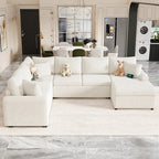Chenille Sectional Sofa Pull-out Sofa Bed, L-Shape Sleeper Sofa with Storage Ottoman, 3 Pillows and Charging Devices
