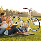 Zeus & Ruta 24-Inch Ladies' Bicycle with 7-Speed and Steel Frame