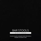 Sgabelli da Bar Bessie Cane Neri