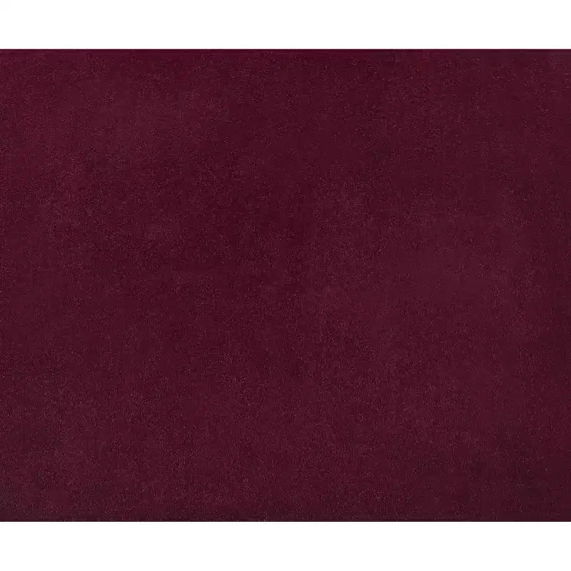 Nico Mid Century Modern Accent Chair and Ottoman Set French Merlot Red Velvet - Adore Decor: Upholstered, Polyester, Wood Frame