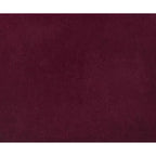 Nico Mid Century Modern Accent Chair and Ottoman Set French Merlot Red Velvet - Adore Decor: Upholstered, Polyester, Wood Frame