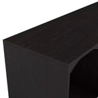 Mobile TV Jenny Modern per TV fino a 70": finitura espresso, struttura in legno, ripiani aperti, capacità 68 kg