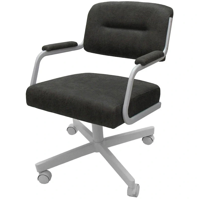 Swivel Kitchen Dining Caster Chair with Wheels - M-110 - N/A