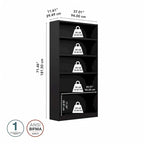 Bibliothèque haute à 5 étagères Universal de Bush Furniture