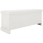 Banc de rangement SAFAVIEH Fiorello 3 tiroirs avec coussin - 47,3 L x 15 P x 19 H - 47Lx15Px19H
