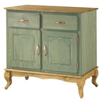 Credenza in legno verde