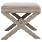 SAFAVIEH Shavonne X-Bench Ottoman