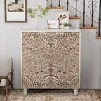 COSIEST Vintage Sideboard Storage Cabinet and Buffet