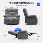 XL6-Cloud Power Lift Recliner with Massage