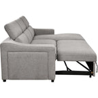 Canapé d'angle convertible Roomfitters 103 avec méridienne de rangement, appuis-tête réglables, canapé-lit en L