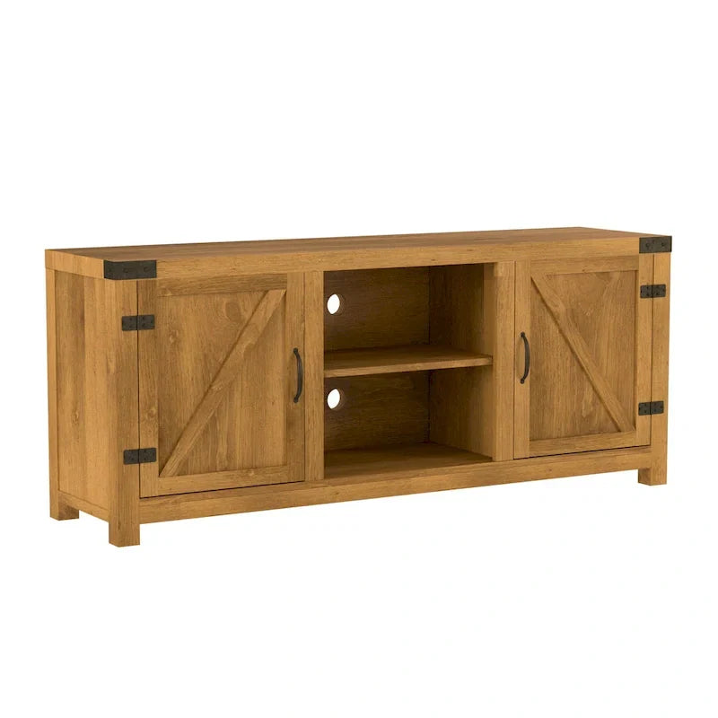 Meuble TV avec porte de grange Middlebrook Firebranch 58 pouces