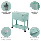 80QT Iron Spray Cooler with Shelf