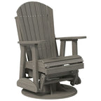 Fauteuil planeur pivotant Adirondack en polybois