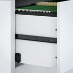 Echo L Shaped Desk with Hutch and Drawers