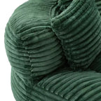 Bean Bag Sofa for Adults Kids, Oversized Corduroy Bean Bag Chair with 3 Pillows & Armrest for Living Room Bedroom