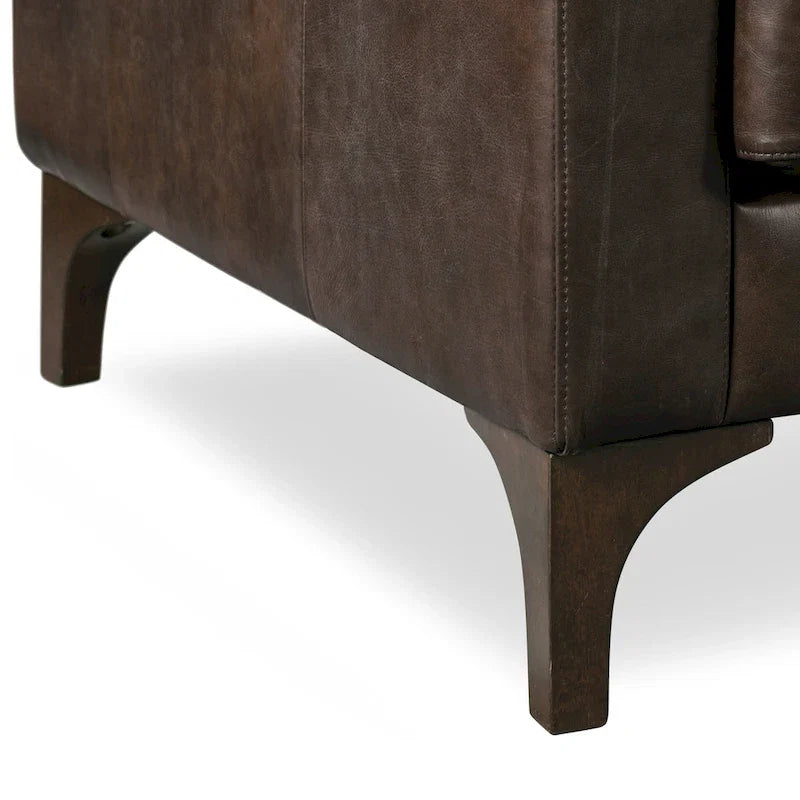 Poly & Bark Sorrento Sofa - Full Grain Genuine Italian Leather