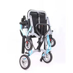 Ultra Lightweight Elderly Transport Wheelchair Portable Lightweight Folding Transport Chair, with Locking Handbrake, Removable Flip Armrests