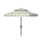 Outdoor Kjerstin Valance 9Ft Double Top Umbrella