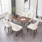 Set of 4 Fabric-upholstered Dining Chairs