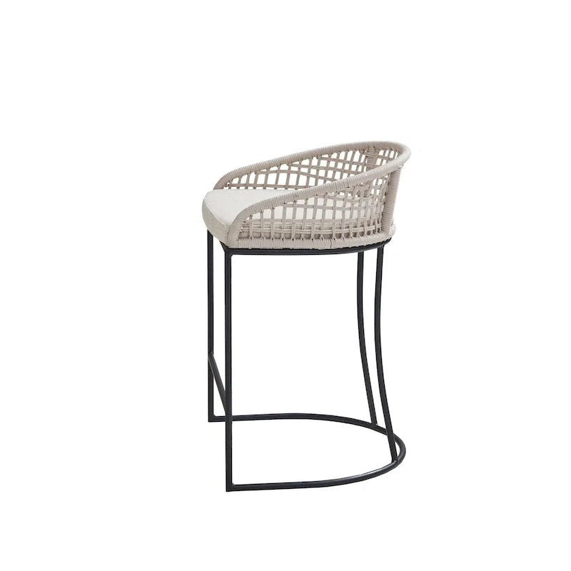 Madison Park Carmel Woven Counter Stool 25
