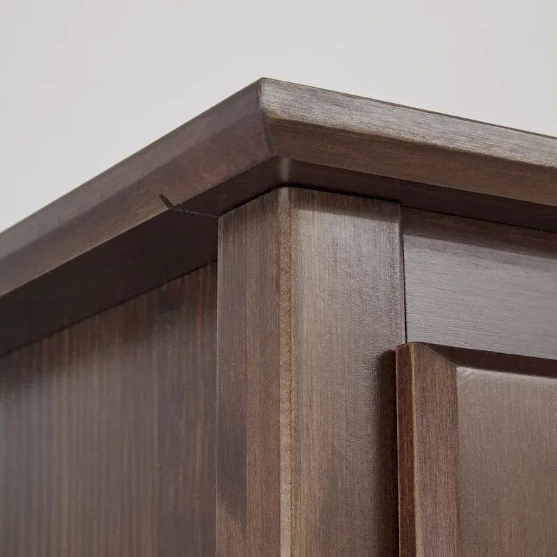 2-Door Solid Wood Armoire - 41x72x22