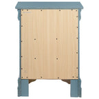 Wood 3 Drawer Nightstand