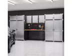 Seville Classics UltraHD 2-Piece Extra-Wide Storage Cabinet Set, 60 x 24