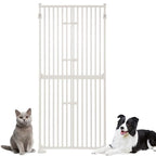 unipaws Barrière Extra Haute pour Chat 188 cm avec Portes et Serrures