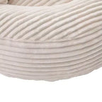 Bean Bag Sofa for Adults Kids, Oversized Corduroy Bean Bag Chair with 3 Pillows & Armrest for Living Room Bedroom