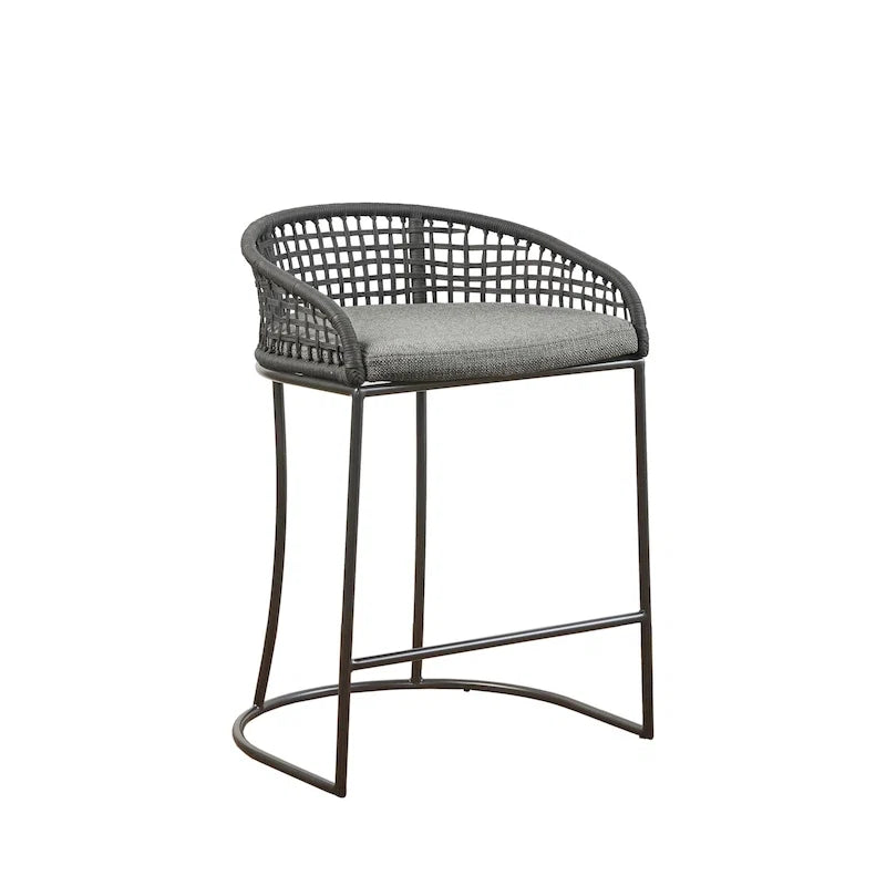 Madison Park Carmel Woven Counter Stool 25