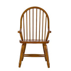 Fauteuil Treasures Rustic Oak à dossier incurvé