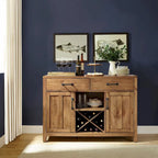 Crosley Roots Natural Finish Buffet - 52  W x 18  D x 36  H