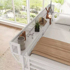 Okak 94IN Twin Size Loft Bed with Wardrobe, Twin Bed with Storage Shelves and Basket, Bed Frames for Bedroom, Dormitory